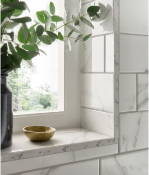 How to Finish Tile Edges - featured image